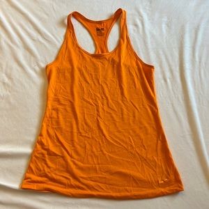 Nike Dri-Fit Orange Athletic Tank